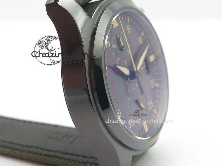 MIROTIME 0401 Pilot Top Gun Miramar IWC388002 ZF 1:1 Best Edition Ceramic Case On Nylon Strap A Practical 7345